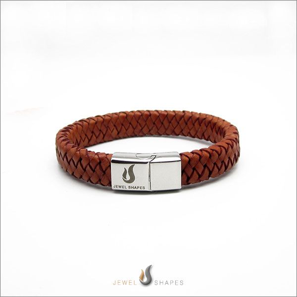 Mens Leather Wrap Bracelet