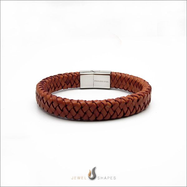 Mens Leather Wrap Bracelet