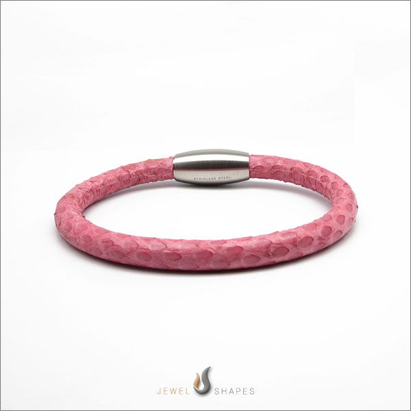 Pink Snakeskin Bracelet