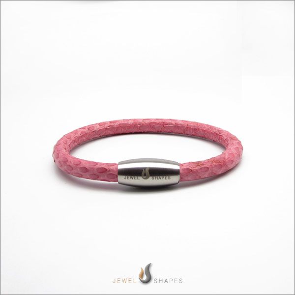 Pink Snakeskin Bracelet