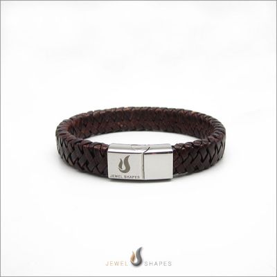Brown Leather Bracelets Men's